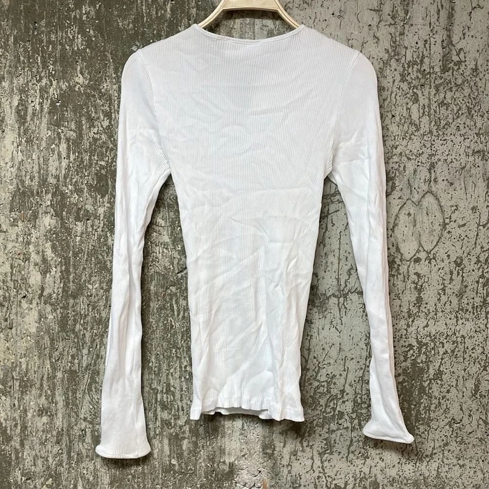 White asymmetrical cardigan sweater - Picture 7 of 7